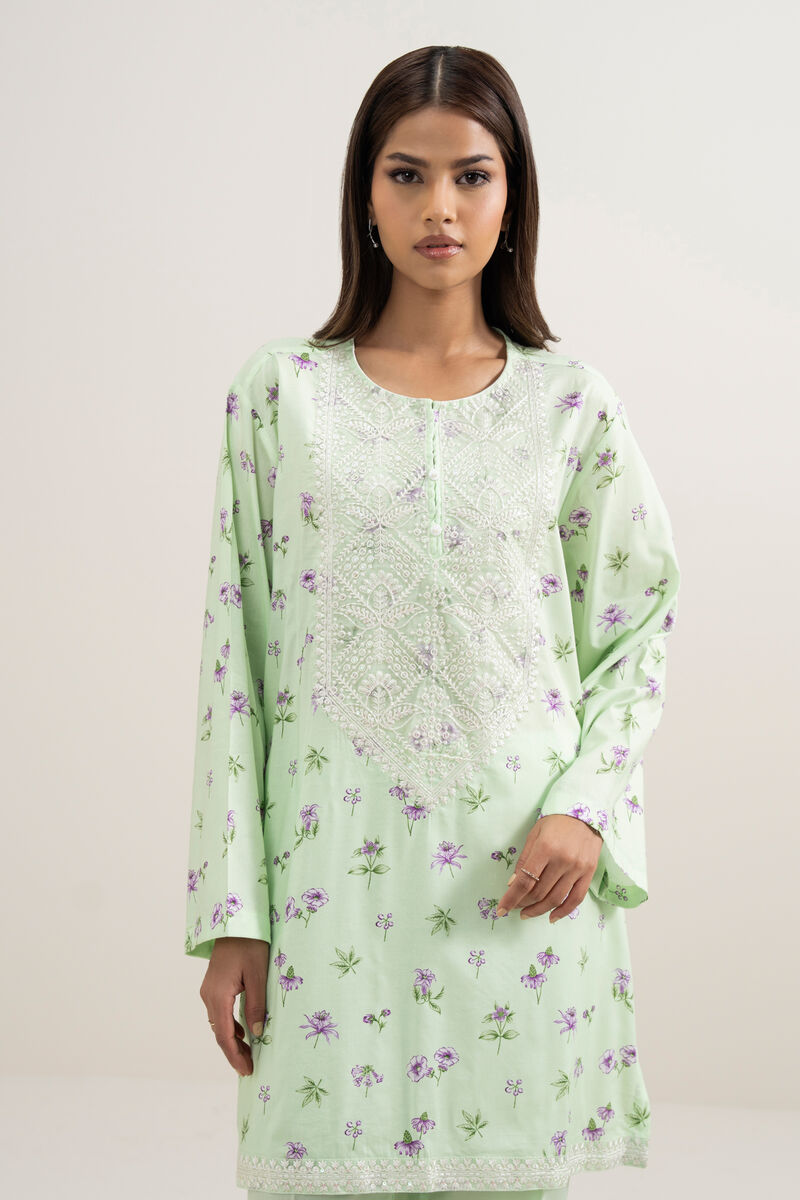 Embroidered Cotton Viscose Shirt