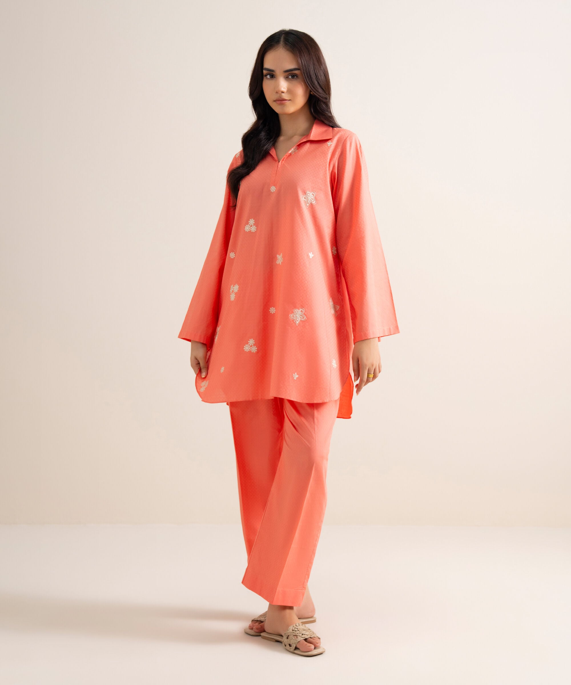 Unstitched 2 Pc Dobby USTDFW25V227