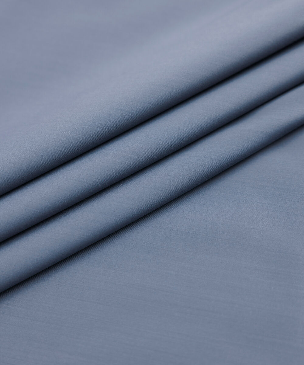 Men's Unstitched Two-Piece Premium Wash and Wear Metal Grey Suit.