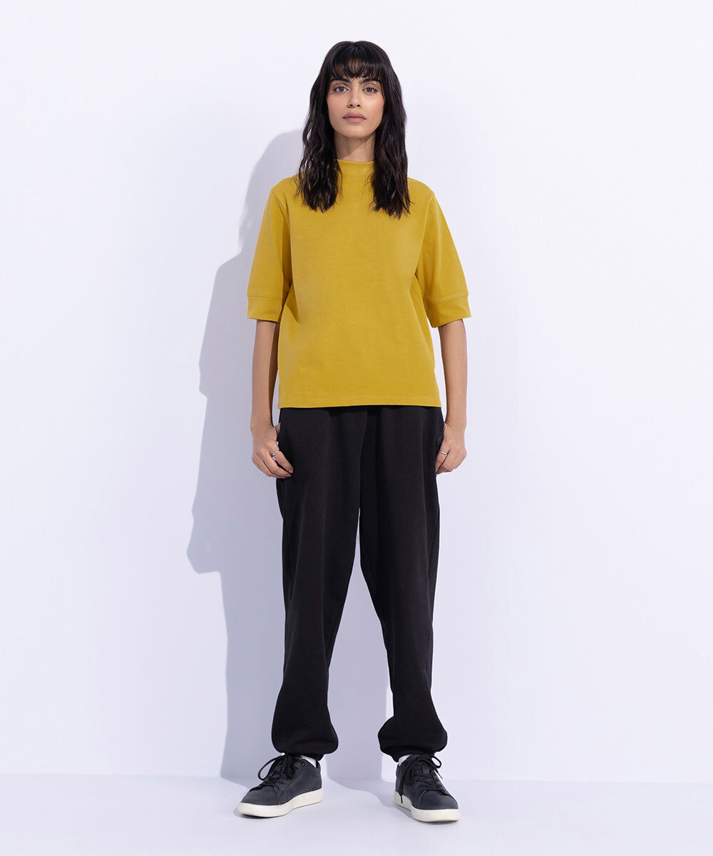 Woman - Yellow Heavy Weight T-Shirt