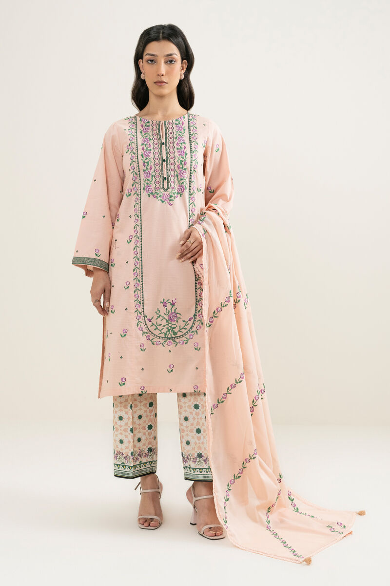 Embroidered Lawn Dupatta