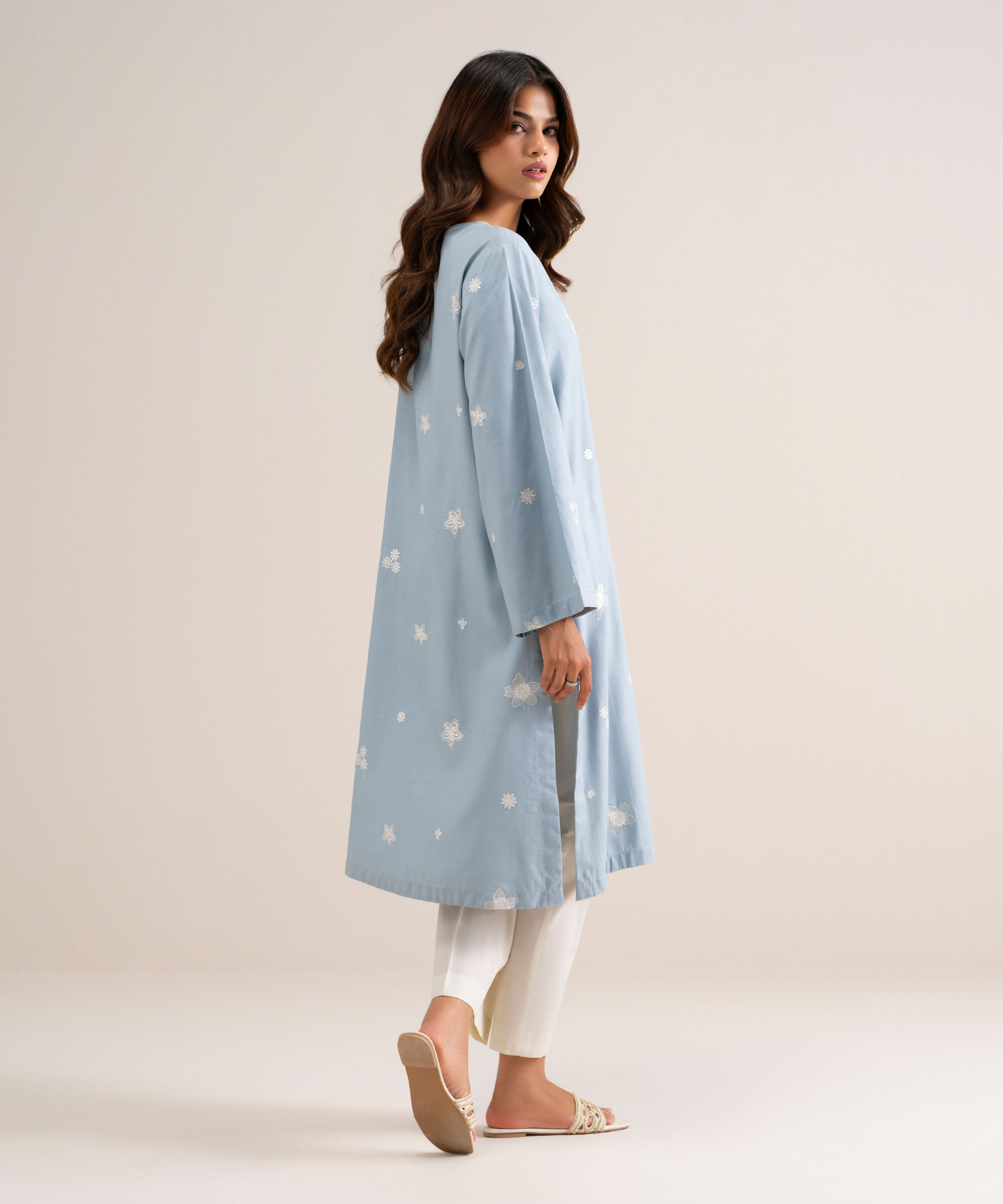 Unstitched Silk Shirt UPEDFW25V231