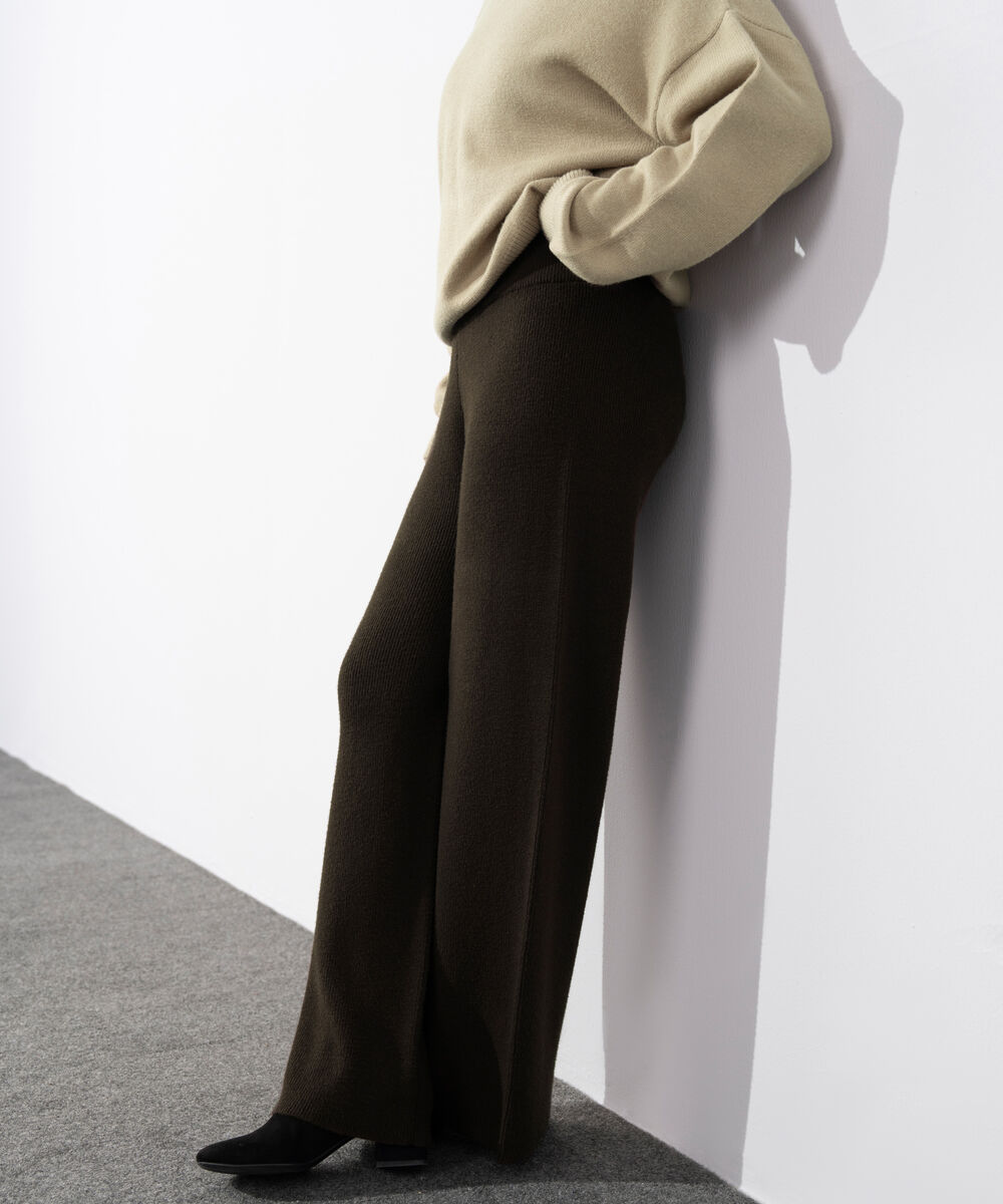 Women's Western Wear Dark Brown Pull On Knit Culottes