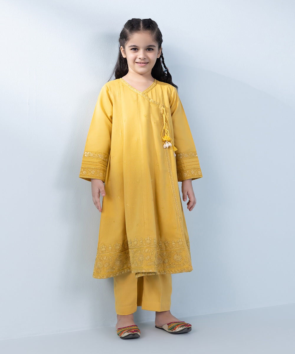 2 Piece - Embroidered Karandi Suit