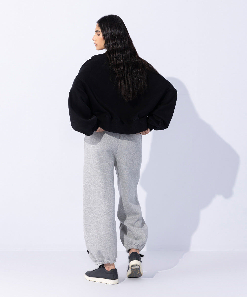 Women's Western Wear Black Sweatshirt