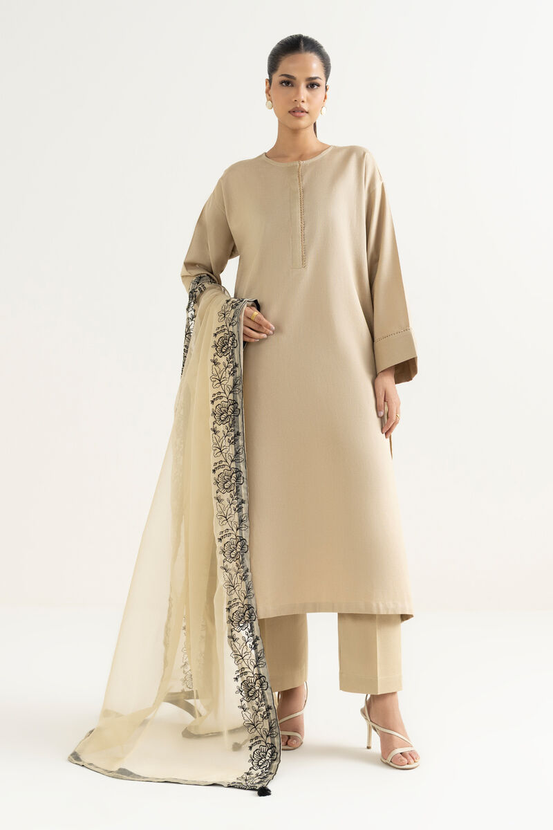 Embroidered Organza Dupatta