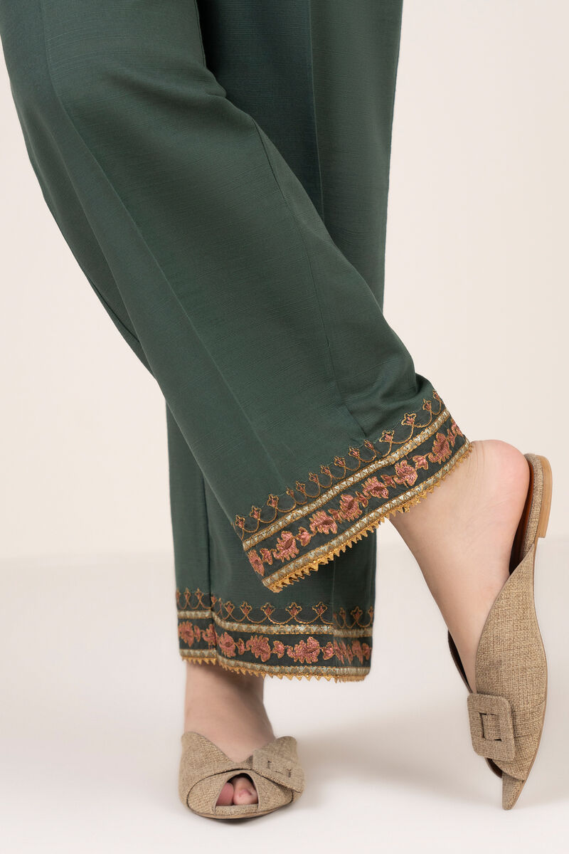 Embroidered Cotton Culottes