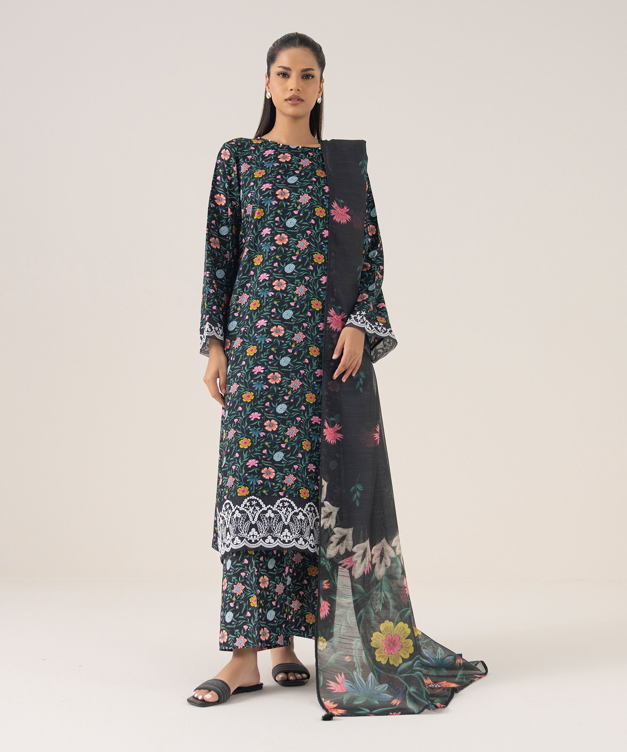 Printed Dupatta 3PPRW25V115D