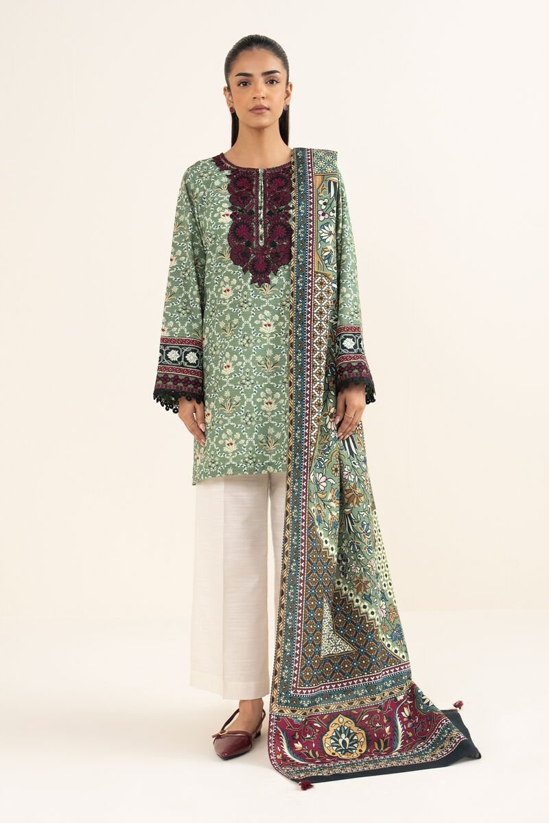 Printed Khaddar Dupatta