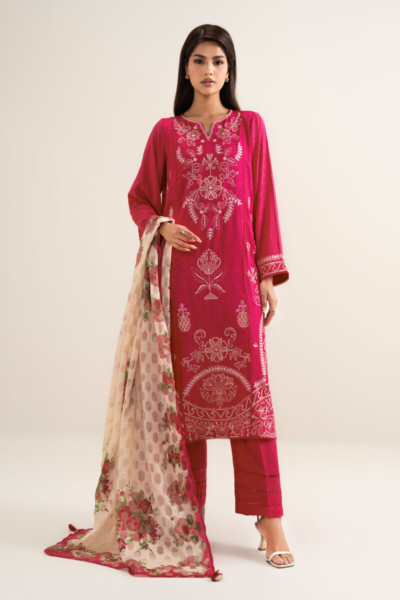 Printed Jacquard Dupatta