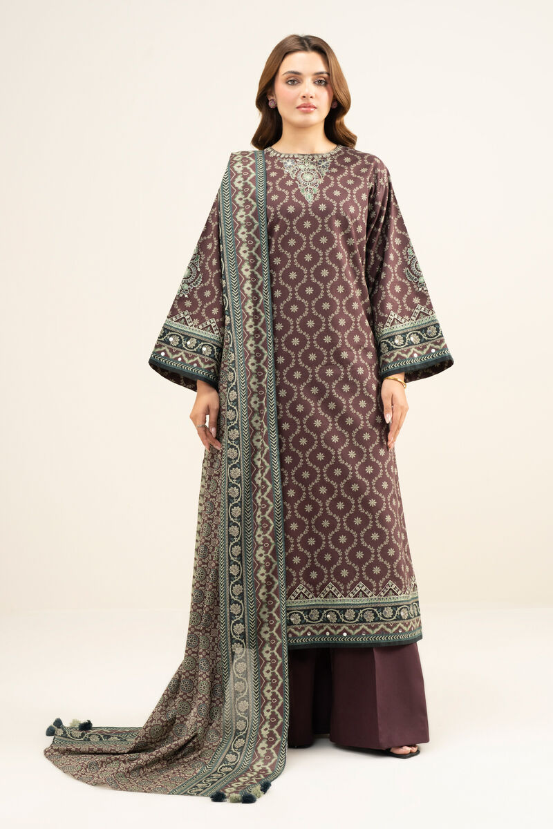3 Piece - Embroidered Lawn Suit