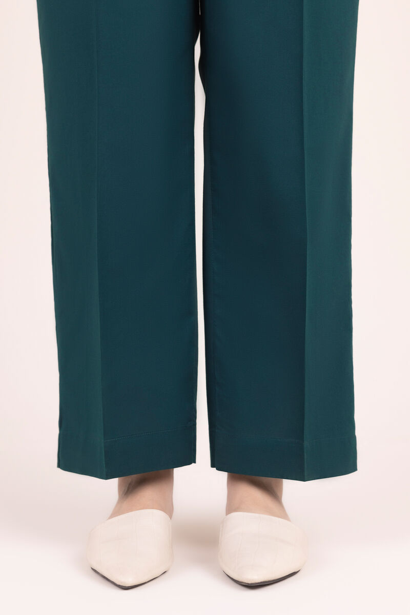 Solid Cambric Straight Pants