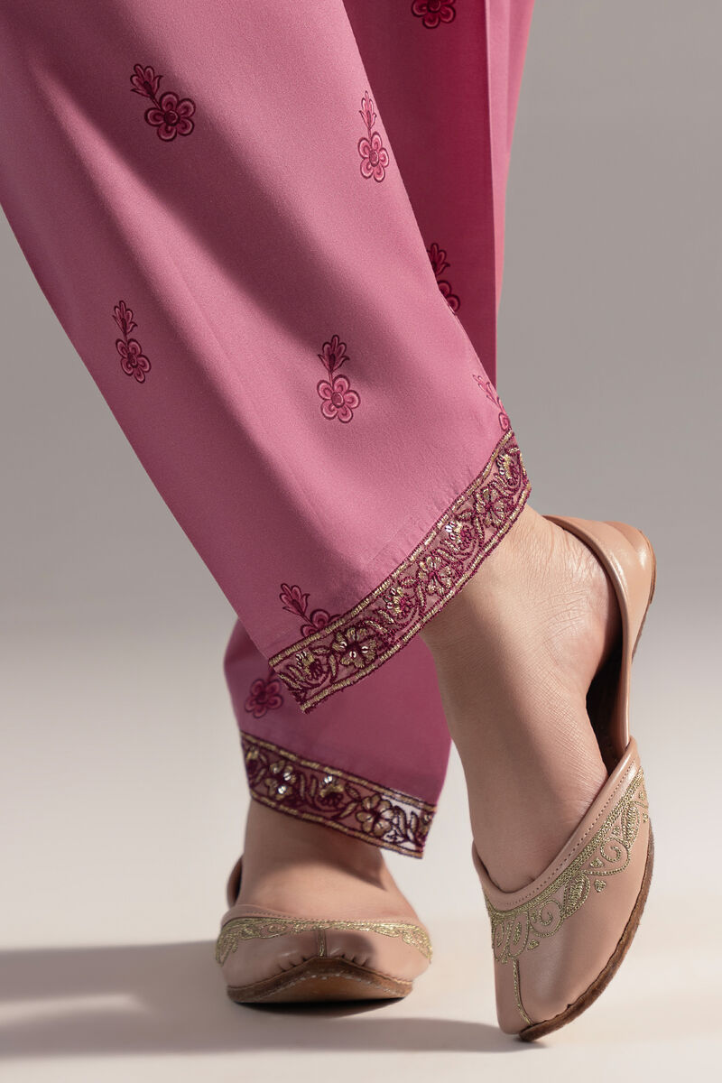 Embroidered Cambric Shalwar