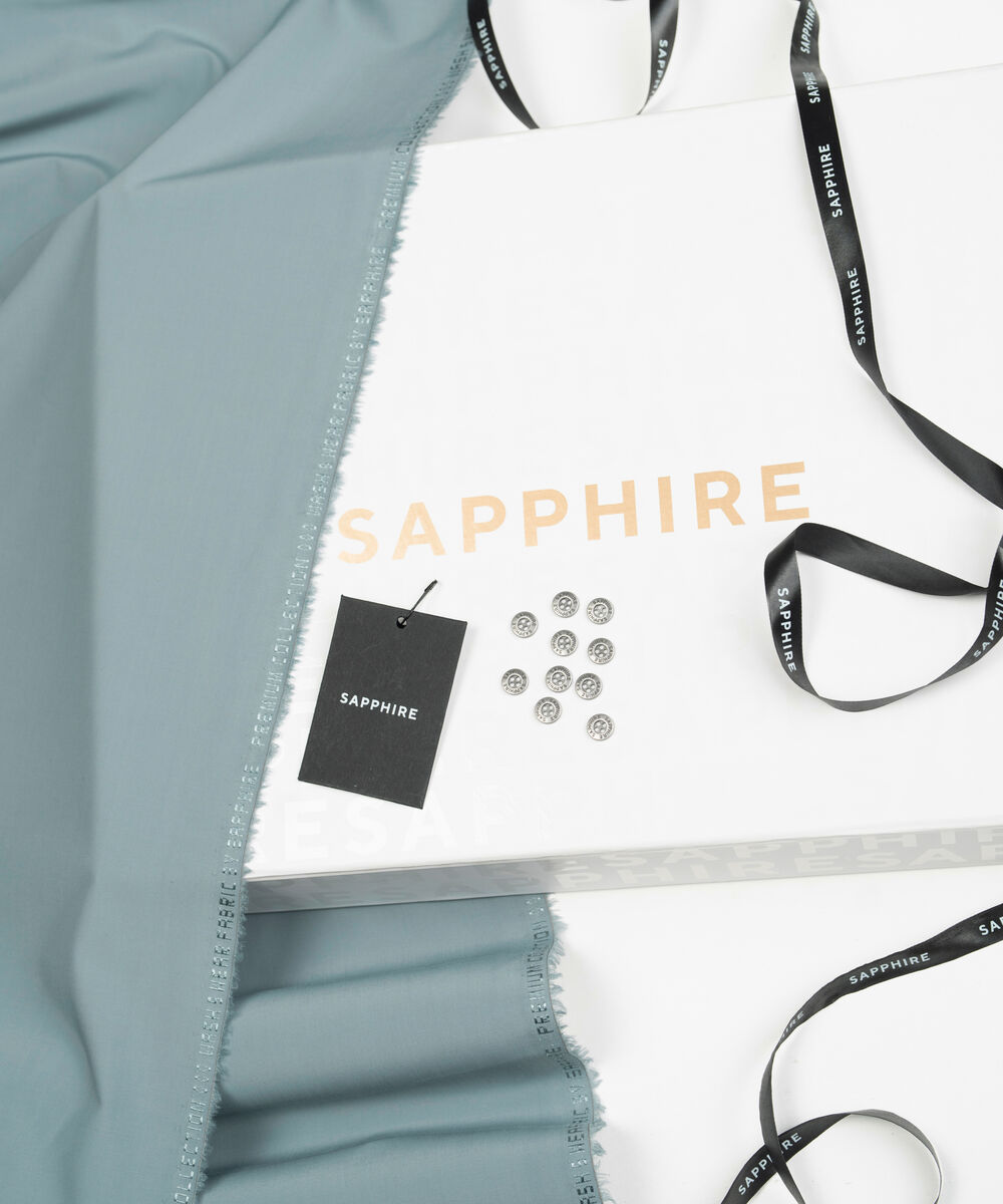 Men's Unstitched Two-Piece Medium Grey  Luxe Wash & Wear Suit