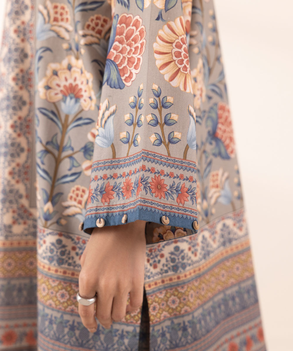 Women's RTW Lawn Multi Printed Boxy Shirt