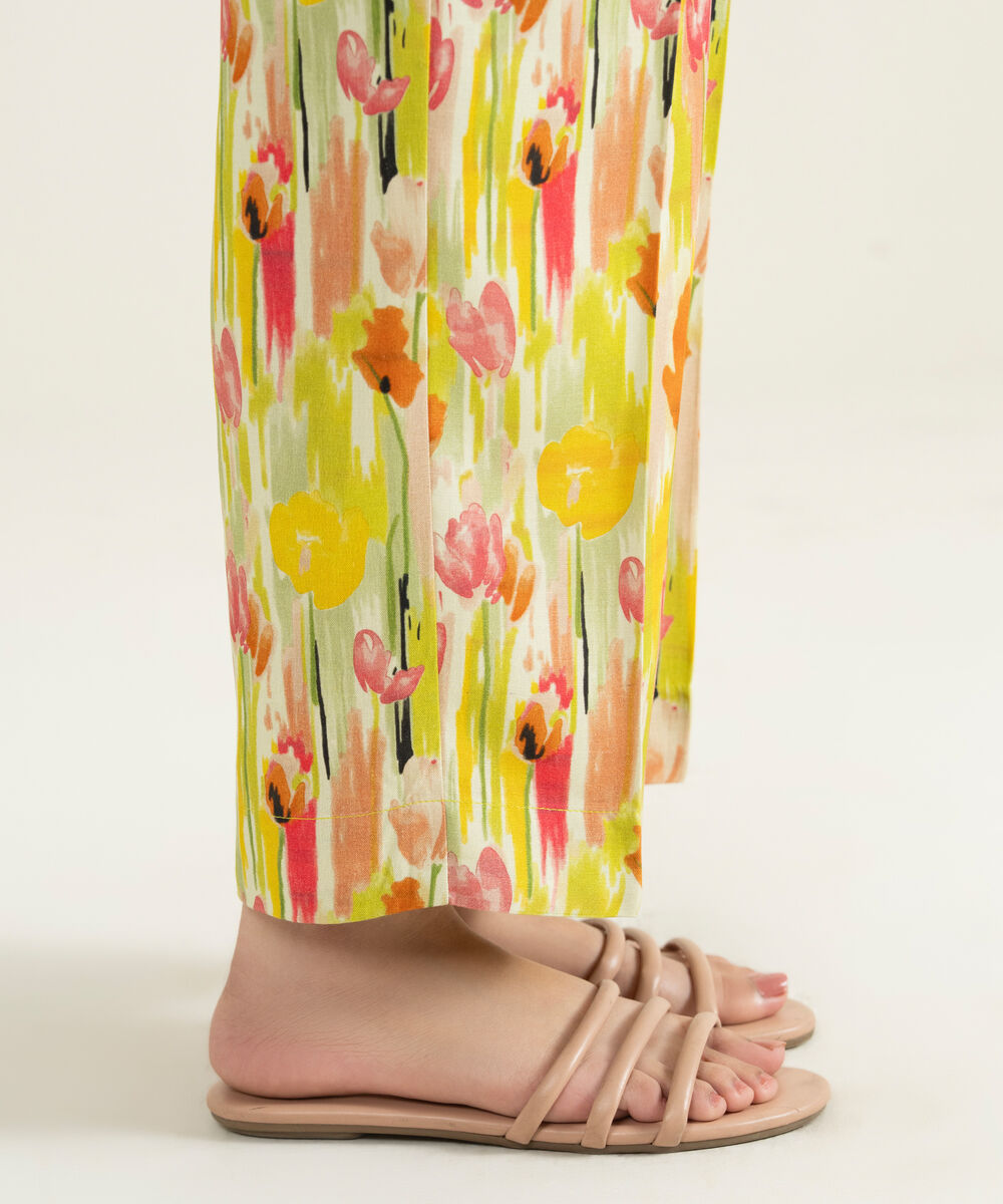 Women's RTW Textured Viscose Printed Multi Culottes