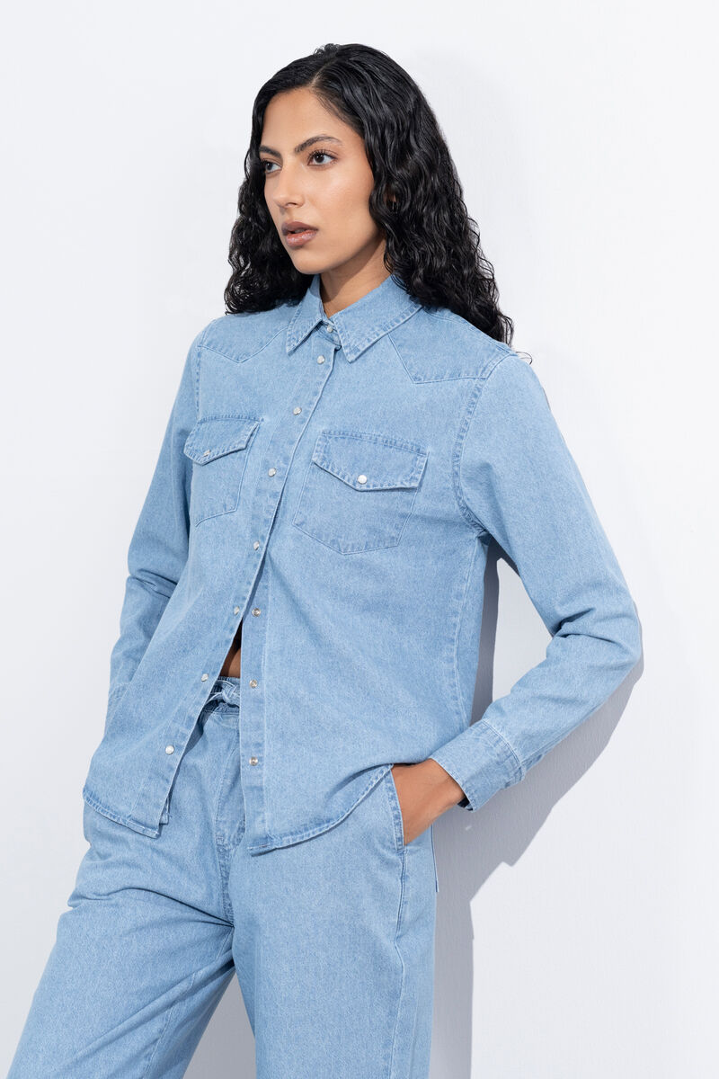 Regular Fit Denim Shirt