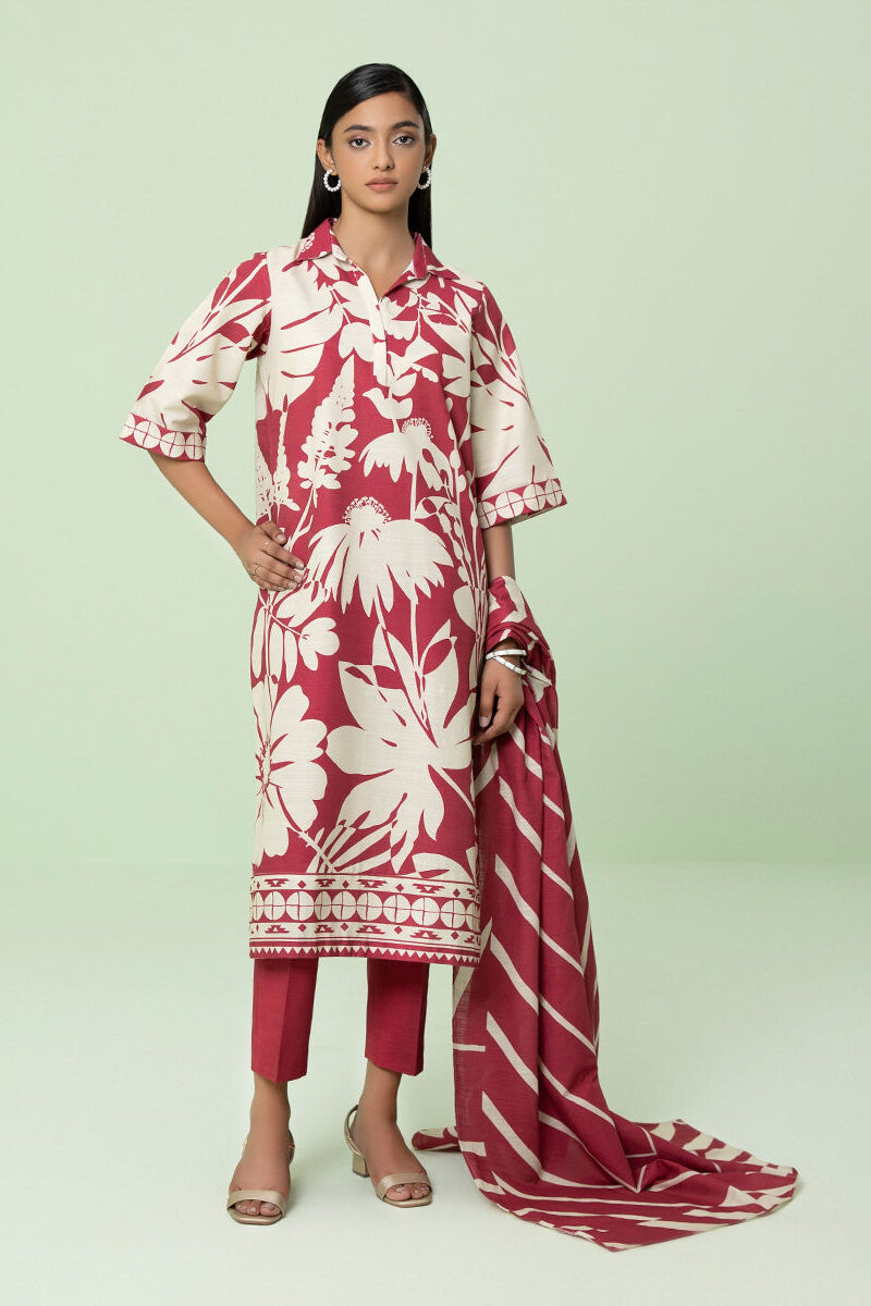 3 Piece - Lawn Printed Suit