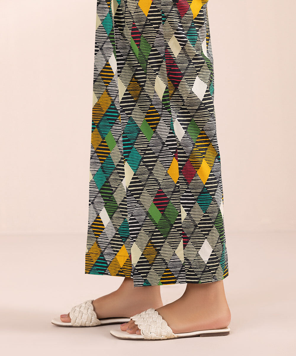 Women's Pret Stretch Lawn Multi Printed Straight Pants