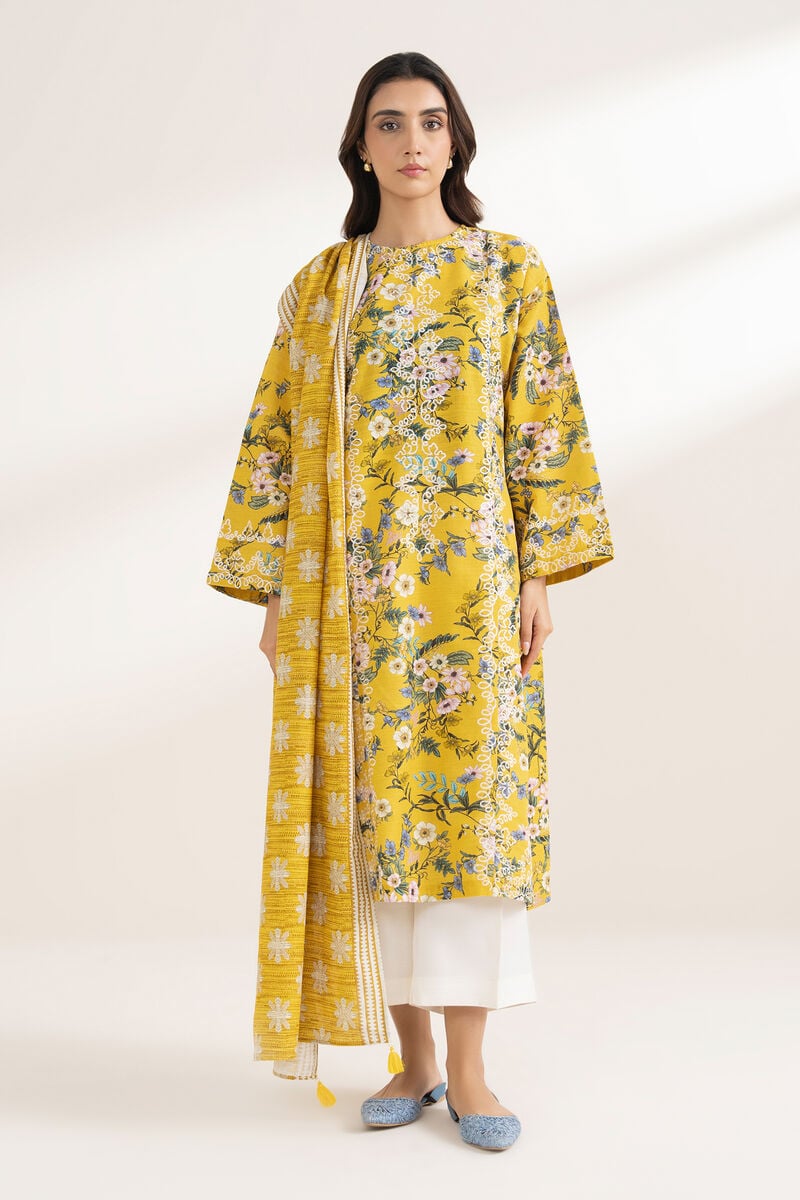 Printed Khaddar Dupatta