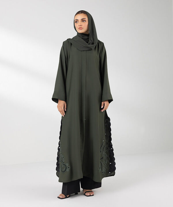 Green Abaya Set ABBAYA25V119 Sapphire PK