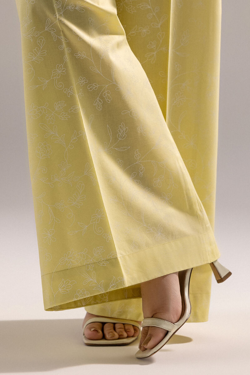 Printed Cambric Flared Pants