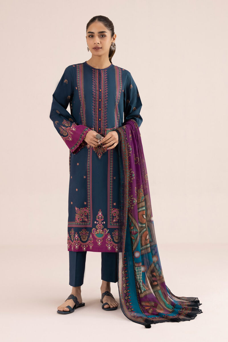 3 Piece - Printed Lawn Suit