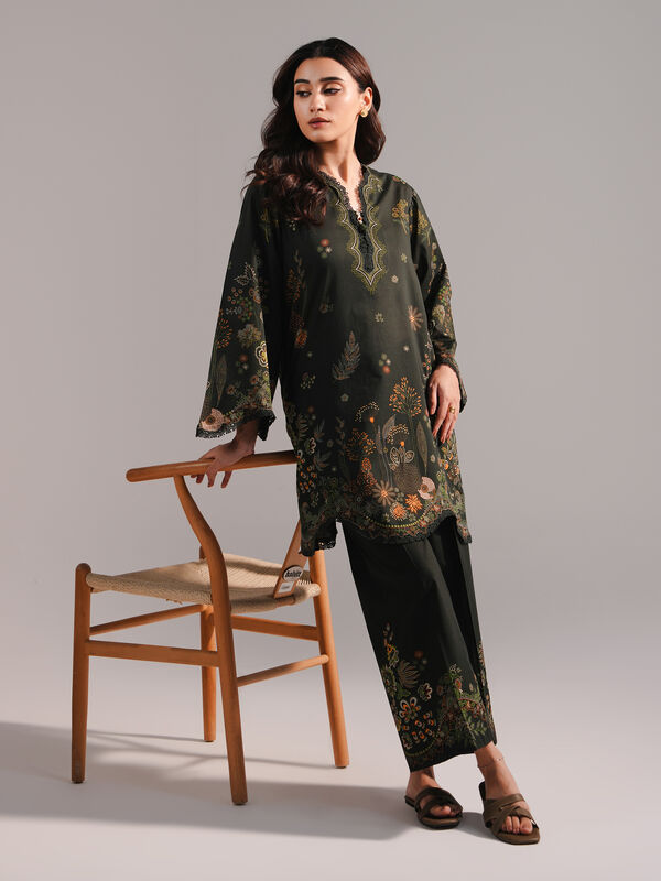 2 Piece - Printed Lawn Suit
