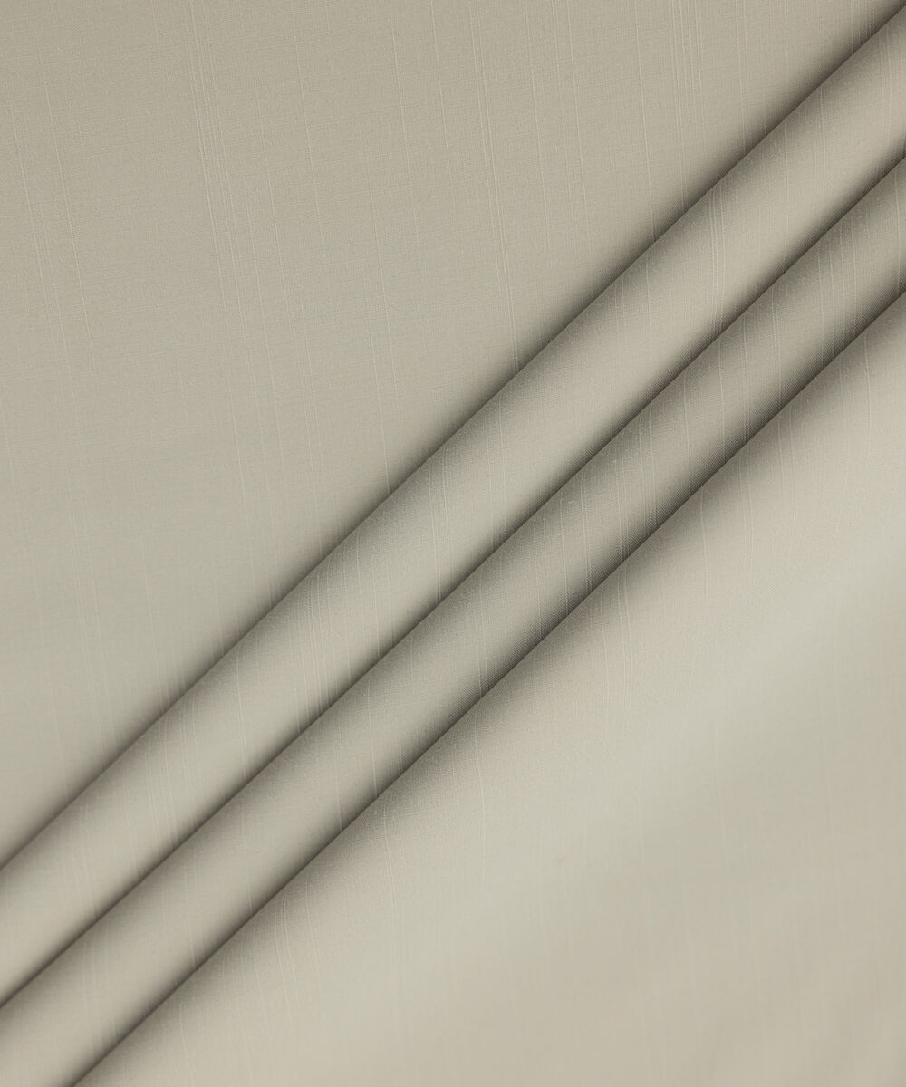 Men's Unstitched Two-Piece Refined Wash and Wear Light Beige Suit.