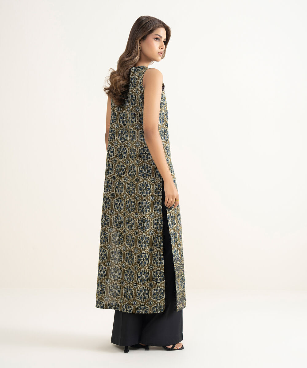 Women's Unstitched Lawn Printed Multi Shirt