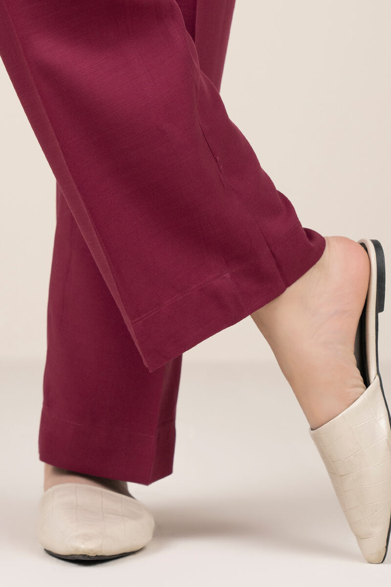 Solid Arabic Khaddar Straight Pants