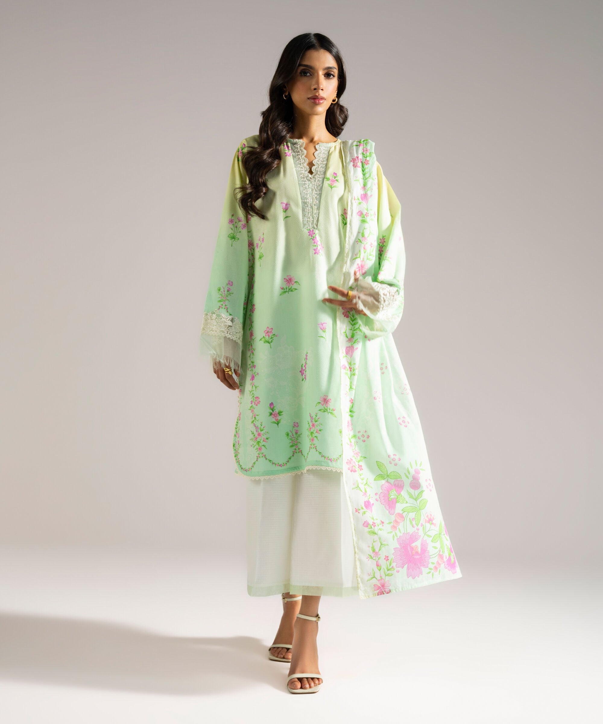 Printed Dupatta PRW26SV927DB