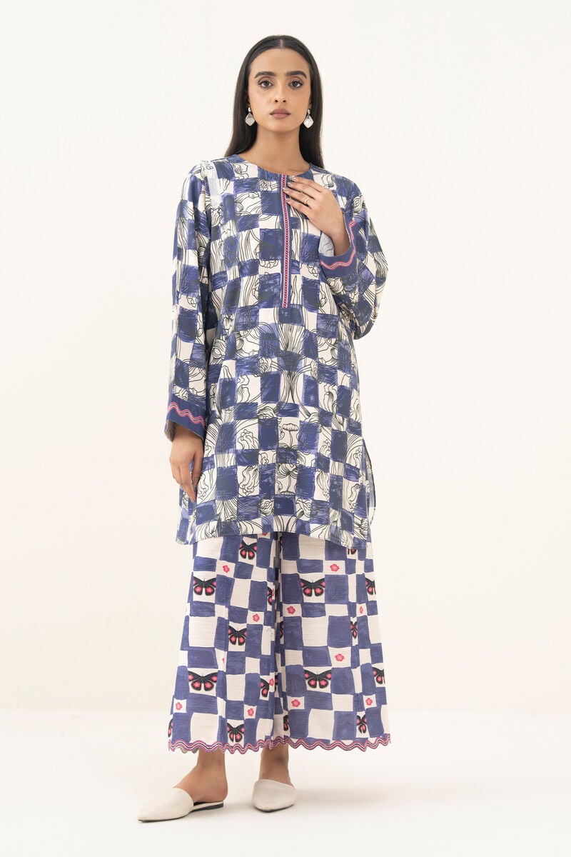 Embroidered Arabic Khaddar Shirt