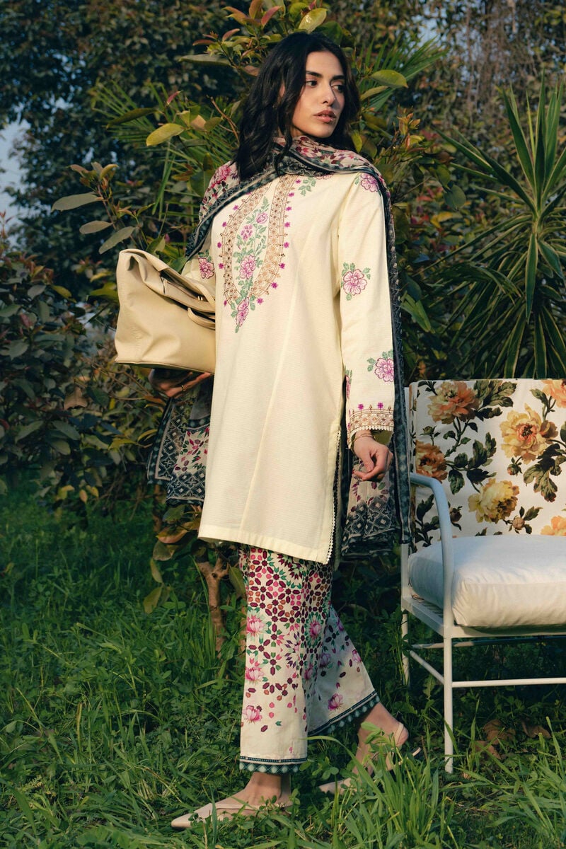 Embroidered Dobby Shirt