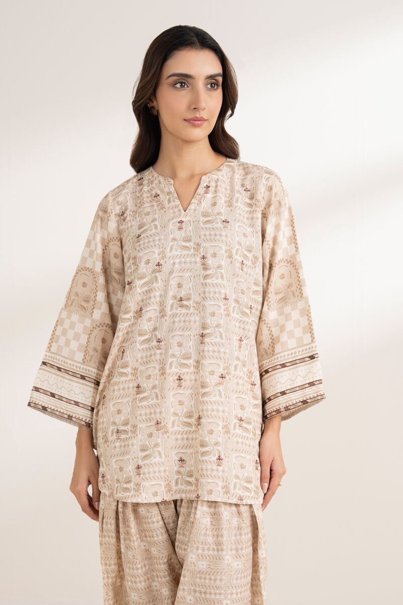Embroidered Arabic Khaddar Shirt