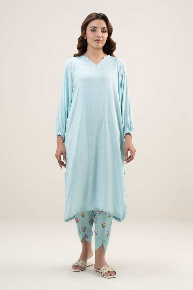 Solid Arabic Jacquard Shirt