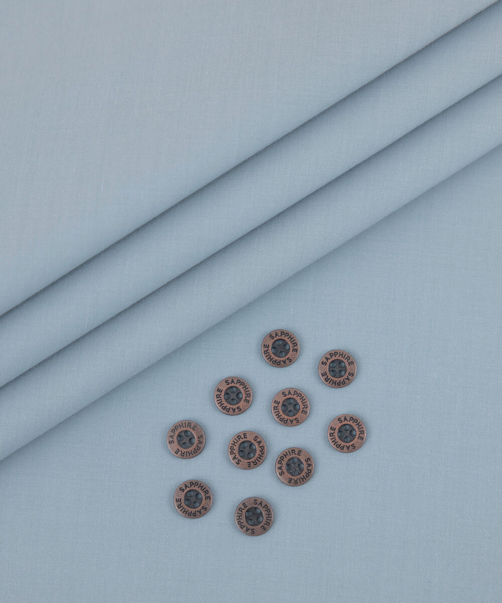 Men's Unstitched 2-Piece Luxury Modal Blue Grey Suit