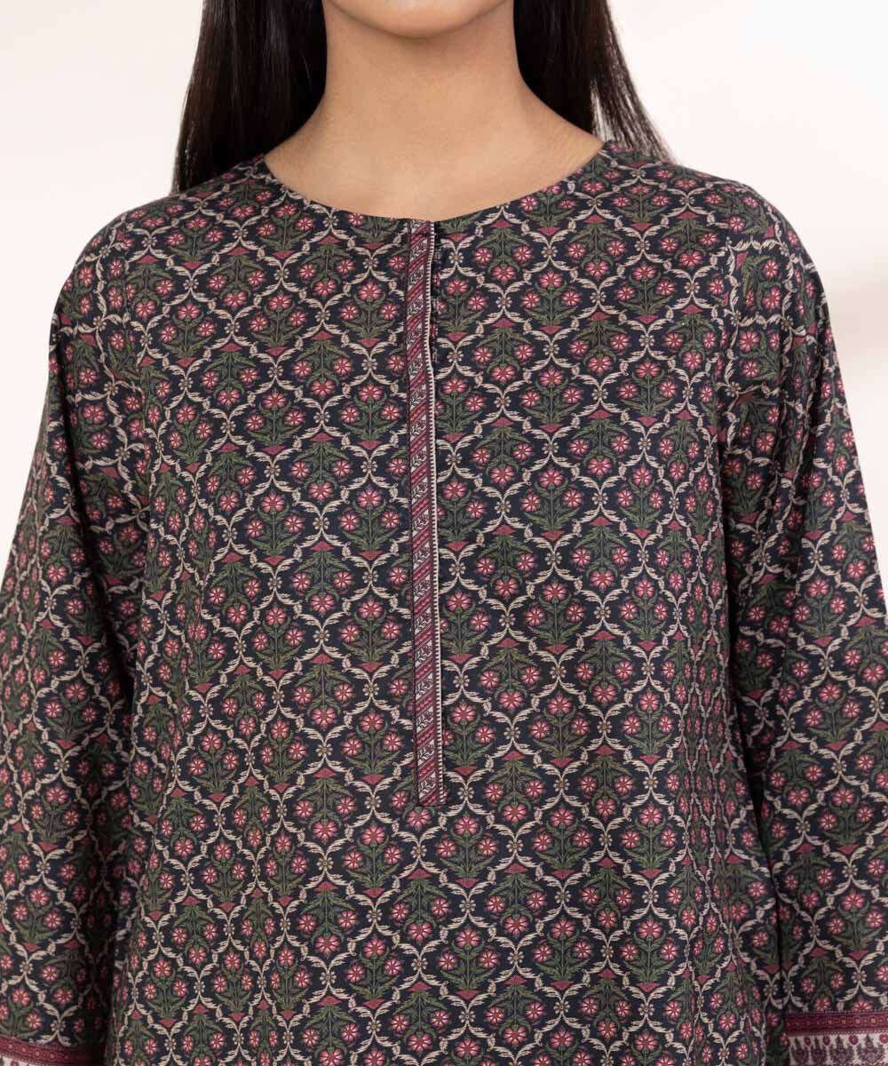 Women's RTW Lawn Multi Printed A-Line Shirt