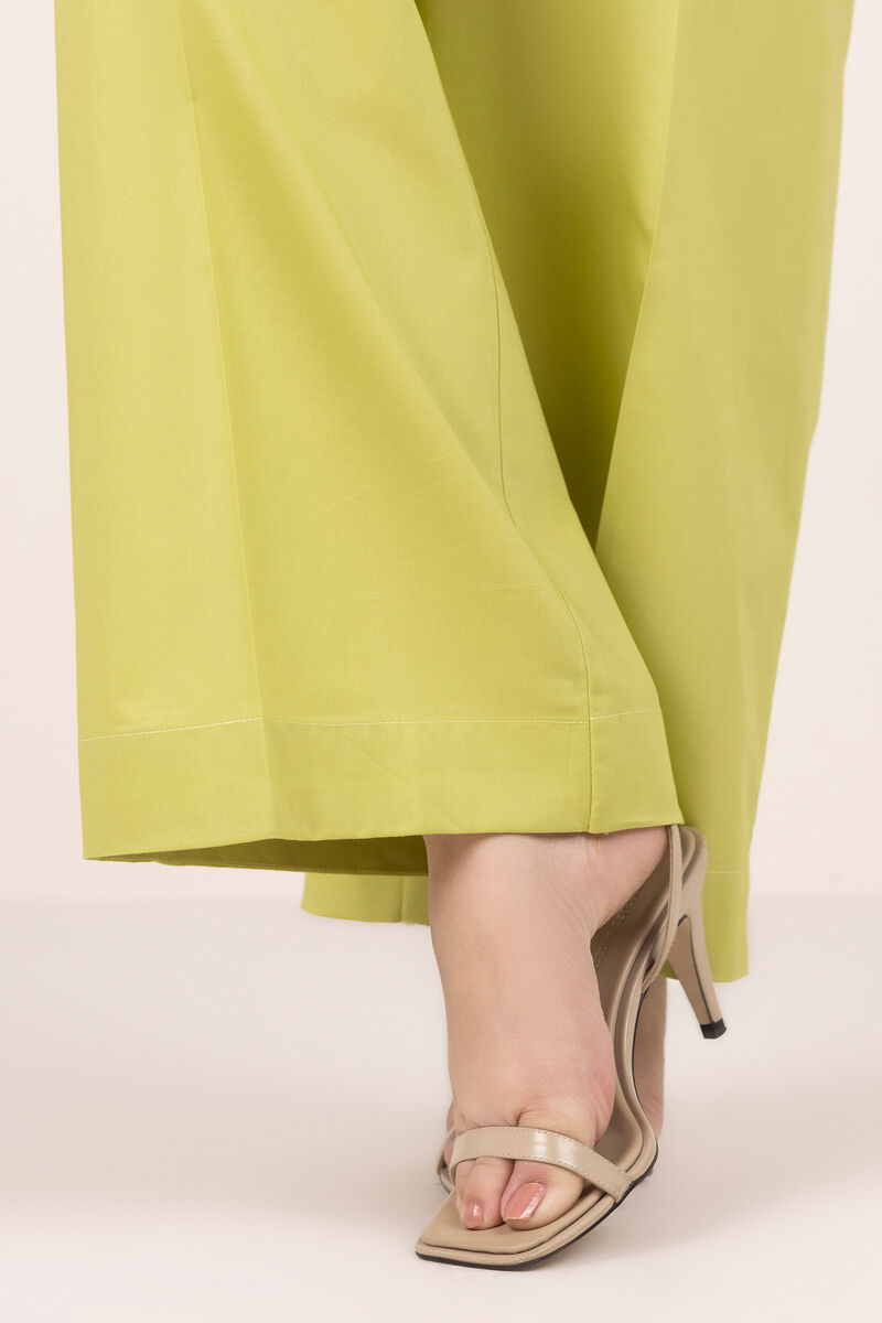 Solid Lawn Flared Pants