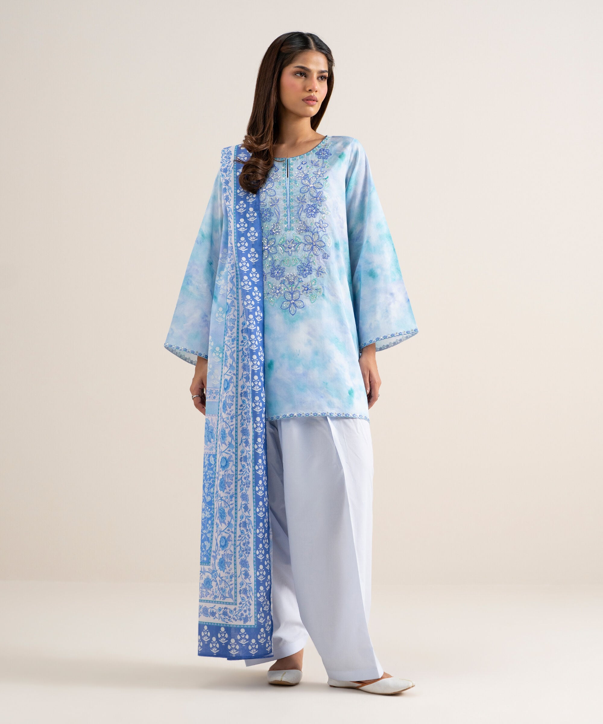 Unstitched 3 PC U3PDDS26V688