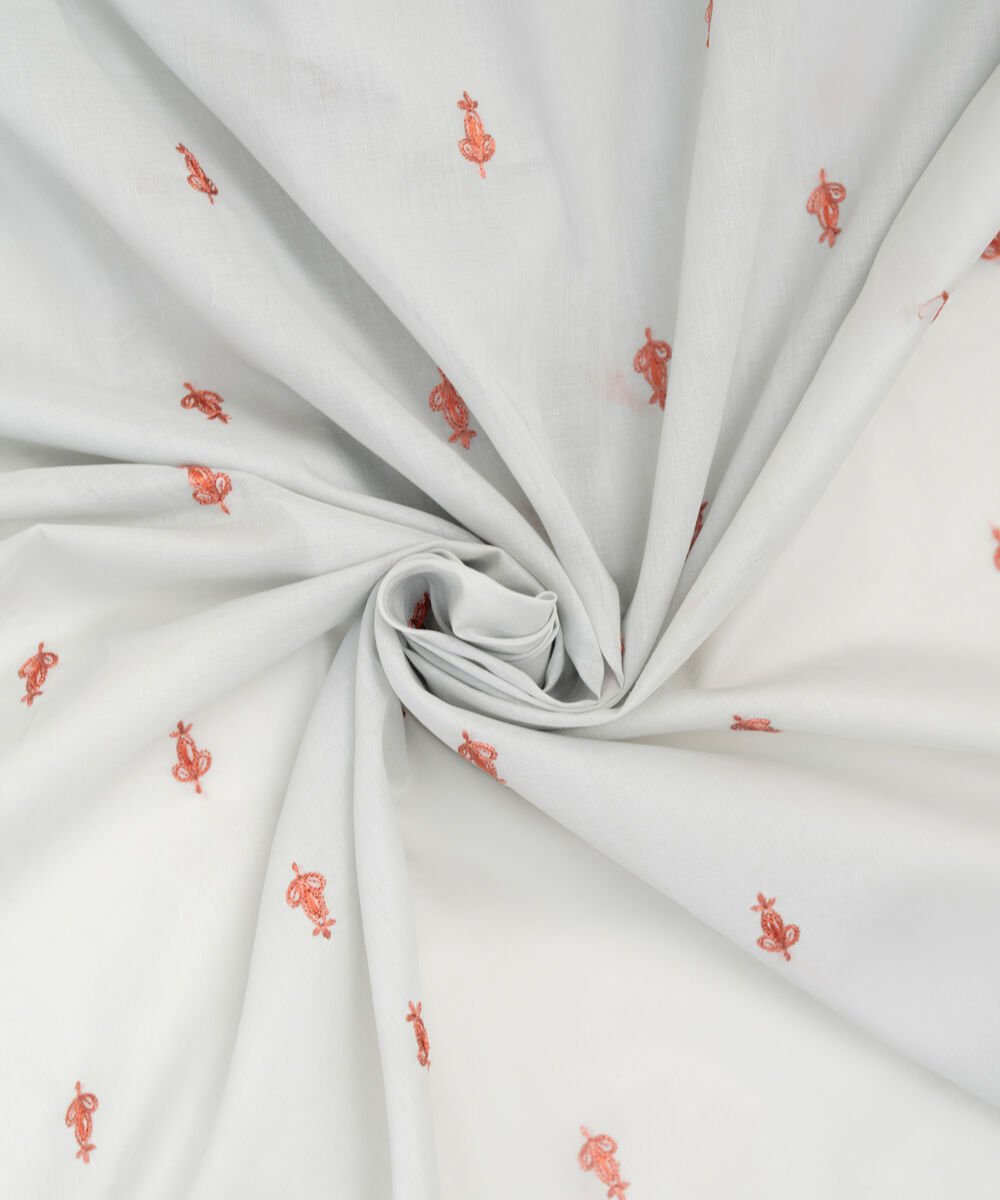 Lawn Embroidered Blue Dupatta