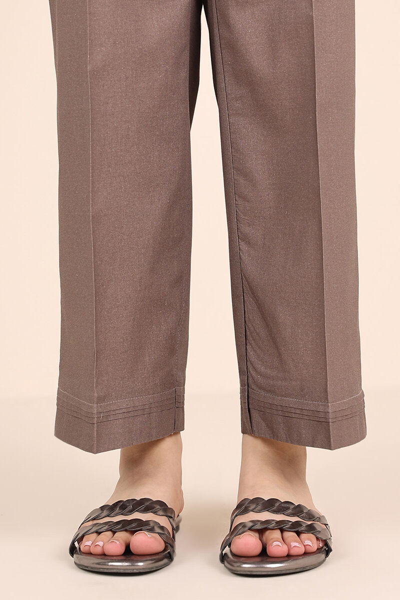 Solid Cambric Straight Pants