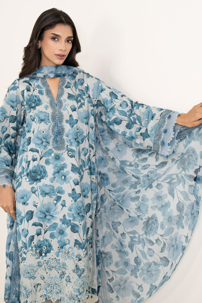 3 Piece - Embroidered Lawn Suit