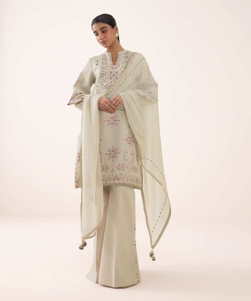 0U3PEST25V59 Unstitched 3 PC 0U3PEST25V59