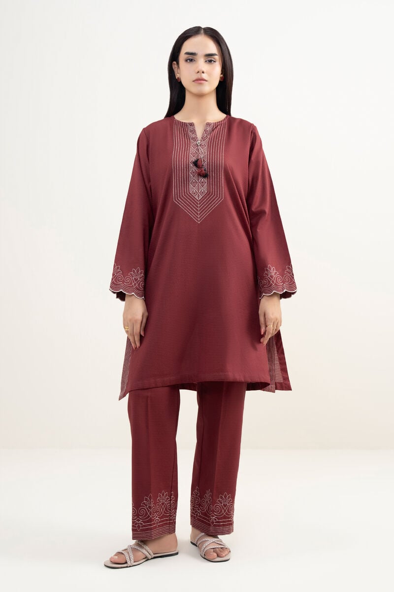 Embroidered Dobby Shirt