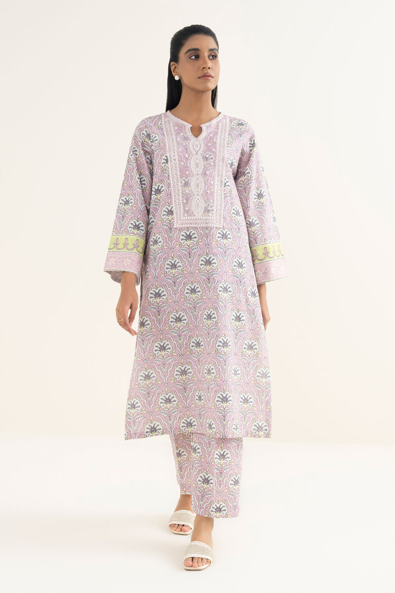 Embroidered Light Khaddar Shirt