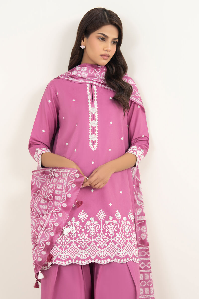 3 Piece - Embroidered Lawn Suit