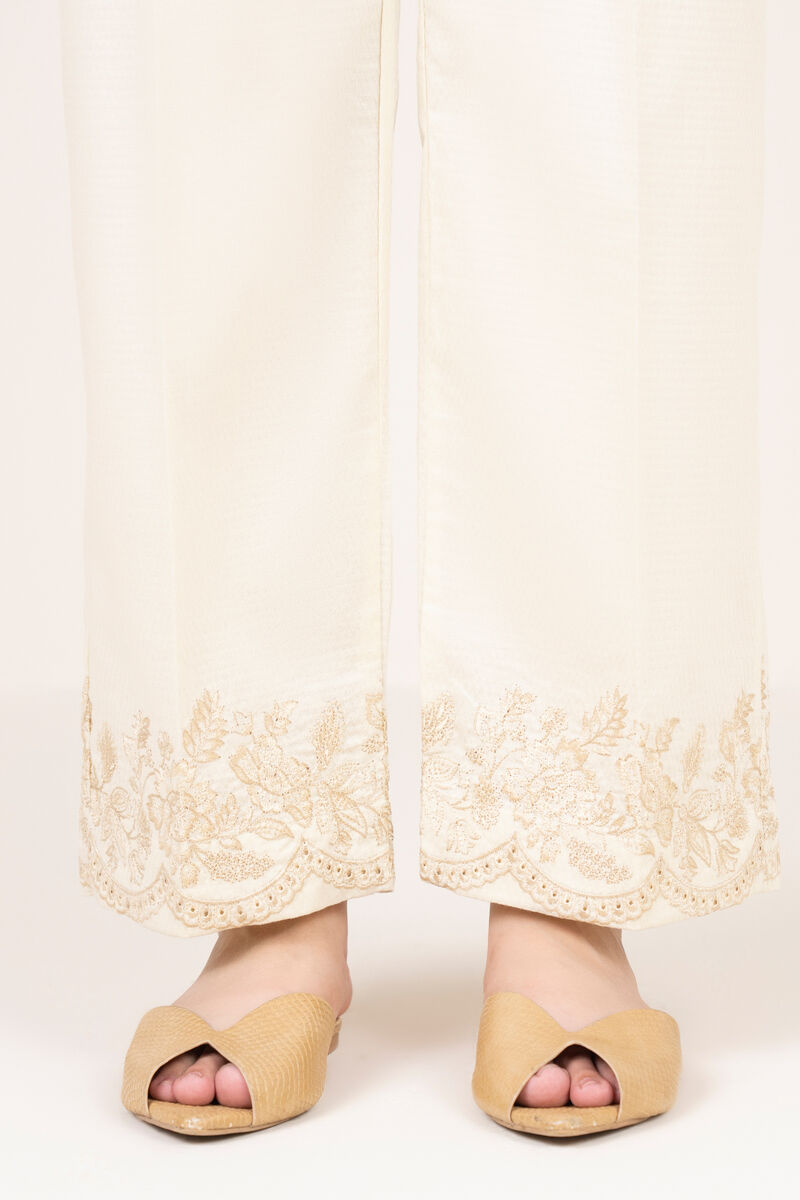 Embroidered Dobby Culottes
