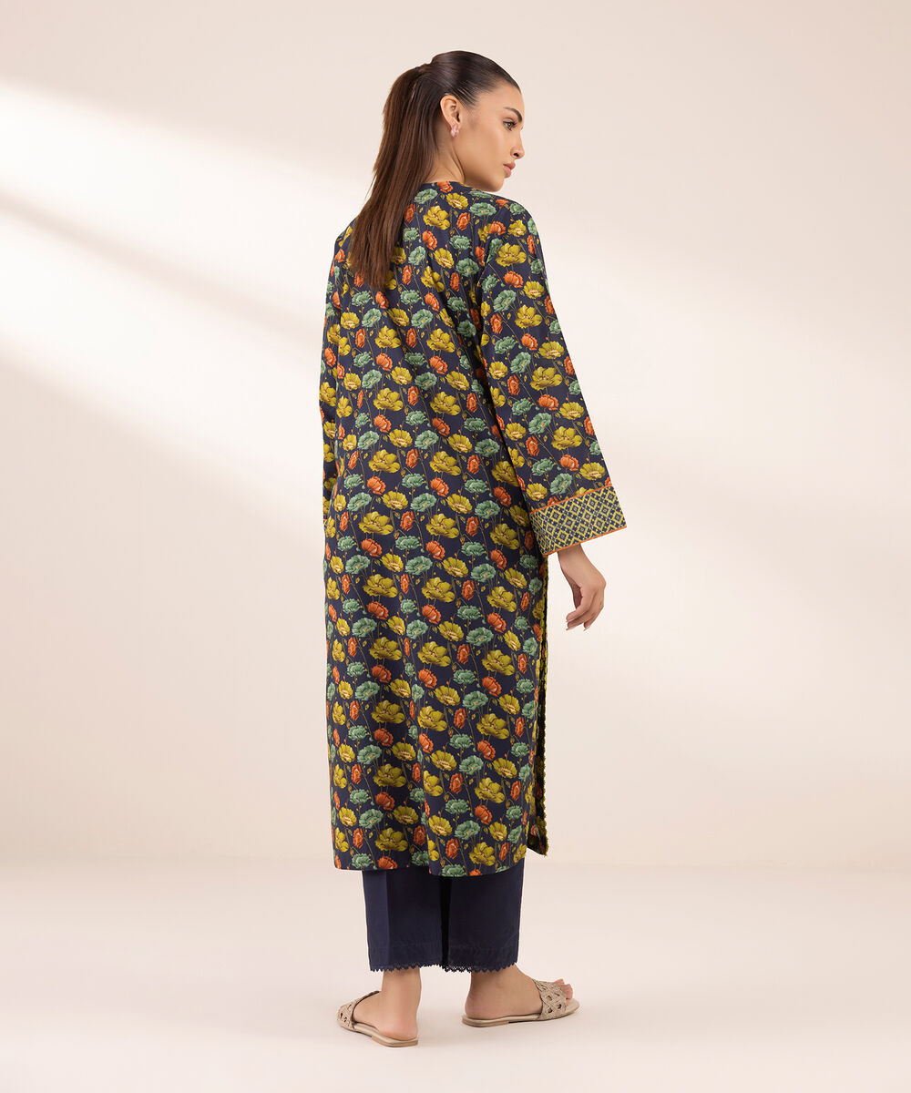 Women's RTW Lawn Multi Printed A-Line Shirt