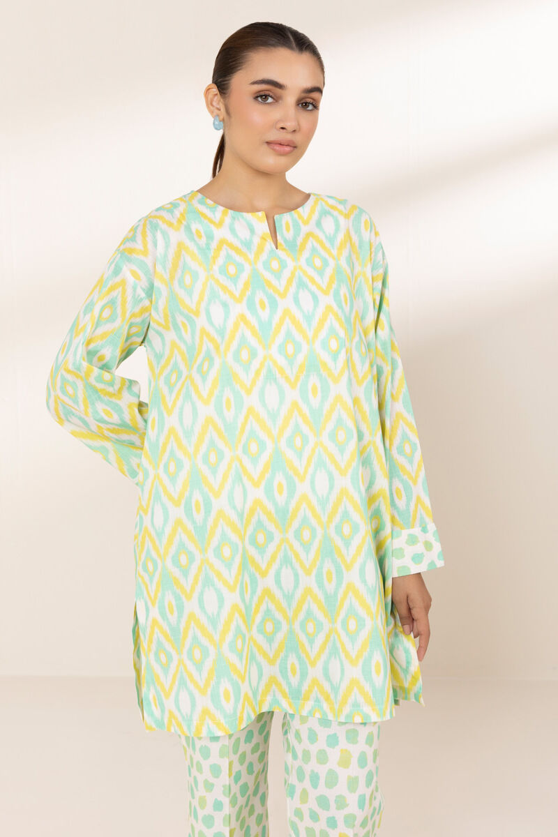 Printed Crosshatch Shirt